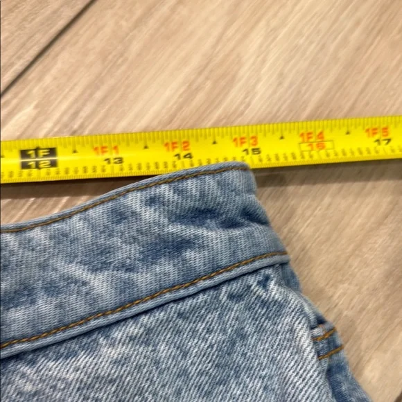 Alexander Wang Shorty High Rise Denim Sz 30 - Picture 5 of 6